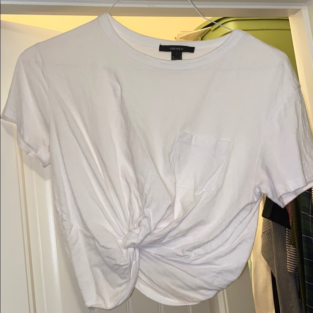 Forever 21 tie up shirt